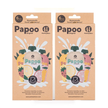 PETITE&MARS Kapsička na jedlo Papoo Original 1+1 ZADARMO