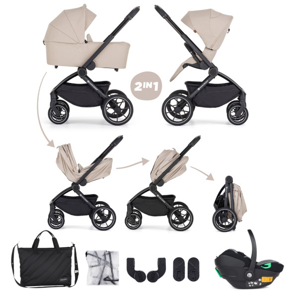 PETITE&MARS Kočík kombinovaný SCOUT 3v1 Soft Mousse s Core Pro i-Size 