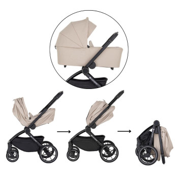 PETITE&MARS Kočík kombinovaný SCOUT 3v1 Soft Mousse s Core Pro i-Size 