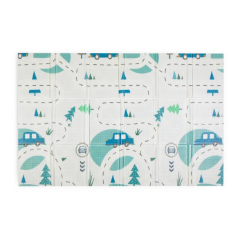 PETITE&MARS Podložka na hranie skladacie Campy L 130x200cm Cars&Arabesca