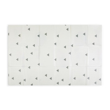 PETITE&MARS Podložka na hranie skladacie Campy L 130x200cm Mountains&Triangles
