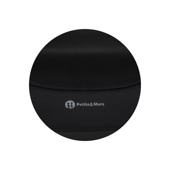 PETITE&MARS Podsedák Optimus Pro i-Size Air Coal Black 125 - 150 cm (22-36 kg)