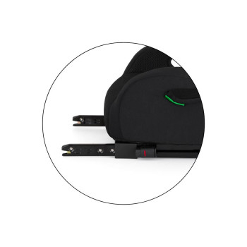 PETITE&MARS Podsedák Optimus Pro i-Size Air Coal Black 125 - 150 cm (22-36 kg)