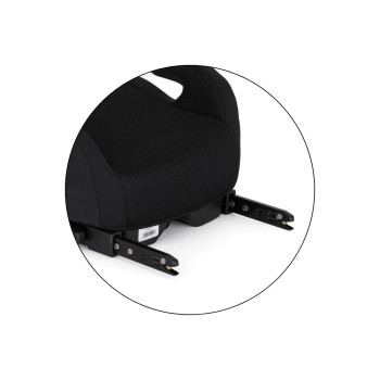 PETITE&MARS Podsedák Optimus Pro i-Size Air Coal Black 125 - 150 cm (22-36 kg)