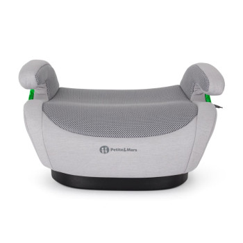 PETITE&MARS Podsedák Optimus Pro i-Size Air Gentle Grey 125 - 150 cm (22-36 kg)