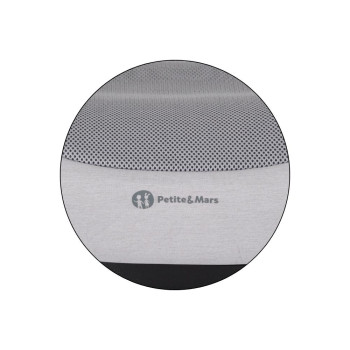 PETITE&MARS Podsedák Optimus Pro i-Size Air Gentle Grey 125 - 150 cm (22-36 kg)