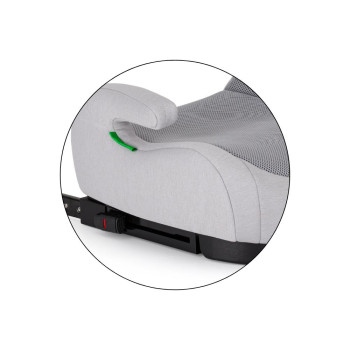 PETITE&MARS Podsedák Optimus Pro i-Size Air Gentle Grey 125 - 150 cm (22-36 kg)