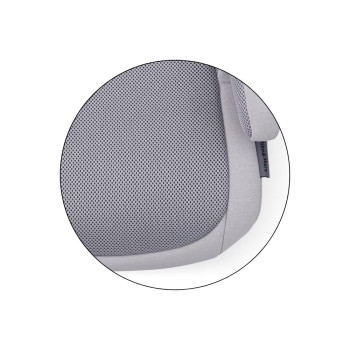 PETITE&MARS Podsedák Optimus Pro i-Size Air Gentle Grey 125 - 150 cm (22-36 kg)