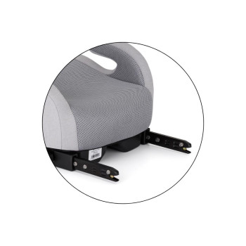 PETITE&MARS Podsedák Optimus Pro i-Size Air Gentle Grey 125 - 150 cm (22-36 kg)