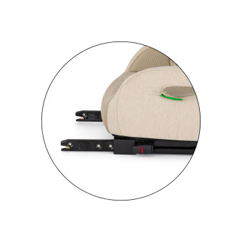 PETITE&MARS Podsedák Optimus Pro i-Size Air Sage Beige 125 - 150 cm (22-36 kg)