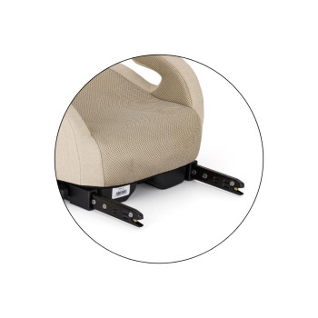 PETITE&MARS Podsedák Optimus Pro i-Size Air Sage Beige 125 - 150 cm (22-36 kg)