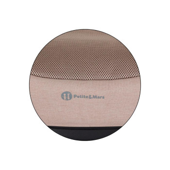 PETITE&MARS Podsedák Optimus Pro i-Size Air Tan Brown 125 - 150 cm (22-36 kg)