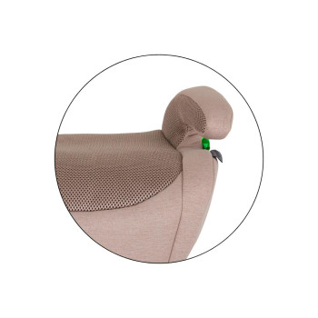 PETITE&MARS Podsedák Optimus Pro i-Size Air Tan Brown 125 - 150 cm (22-36 kg)