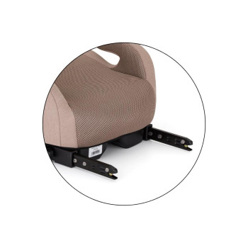 PETITE&MARS Podsedák Optimus Pro i-Size Air Tan Brown 125 - 150 cm (22-36 kg)