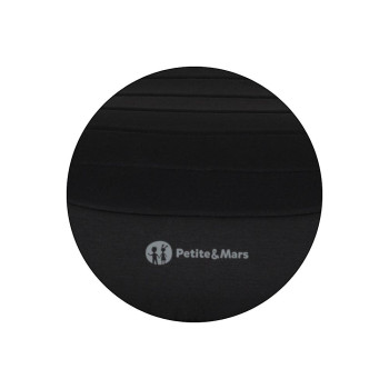 PETITE&MARS Podsedák Zuno Coal Black 125 - 150 cm (22-36 kg)