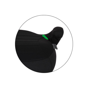 PETITE&MARS Podsedák Zuno Coal Black 125 - 150 cm (22-36 kg)