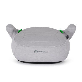PETITE&MARS Podsedák Zuno Gentle Grey 125 - 150 cm (22-36 kg)