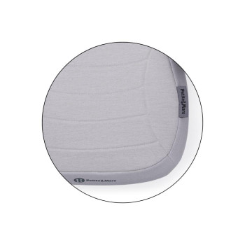 PETITE&MARS Podsedák Zuno Gentle Grey 125 - 150 cm (22-36 kg)