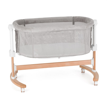 PETITE&MARS Postieľka detská polohovateľná s funkciou kolísky Glory 2v1 Mocha Beige