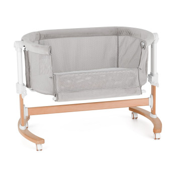 PETITE&MARS Postieľka detská polohovateľná s funkciou kolísky Glory 2v1 Mocha Beige