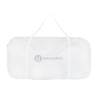 PETITE&MARS Postieľka detská polohovateľná s funkciou kolísky Glory 2v1 Mocha Beige