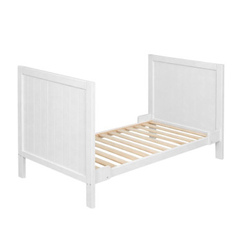 PETITE&MARS Postieľka drevená Mila 3 in 1 White Wood 120x60 cm 