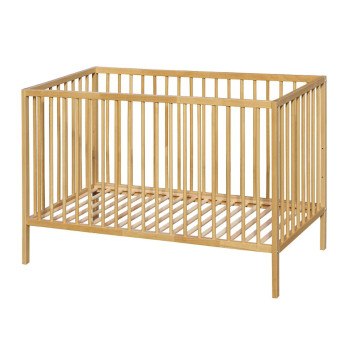 PETITE&MARS Postieľka drevená Nela Beech Wood 120x60 cm 