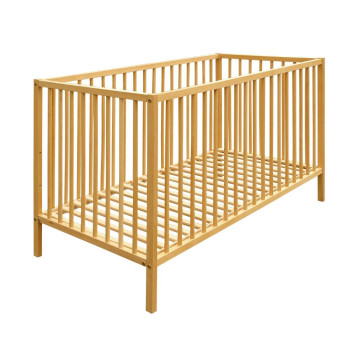 PETITE&MARS Postieľka drevená Nela Beech Wood 120x60 cm 