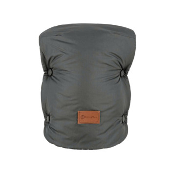 PETITE&MARS Rukávnik / rukavice Jasie na kočík Charcoal Grey