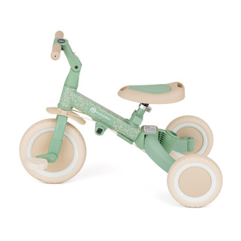 PETITE&MARS Trojkolka multifunkčná 5v1 Turbo - limitovaná edícia Green Twist