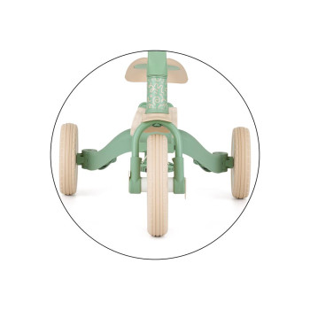 PETITE&MARS Trojkolka multifunkčná 5v1 Turbo - limitovaná edícia Green Twist
