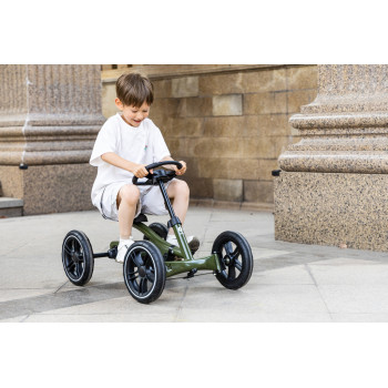 QPLAY Štvorkolka Go Kart Army Green, 3r+