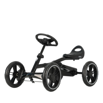 QPLAY Štvorkolka Go Kart Black, 3r+