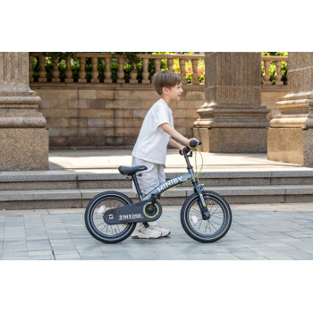 QPLAY Bicykel Miniby 3v1 Green, vek 2 - 8 rokov