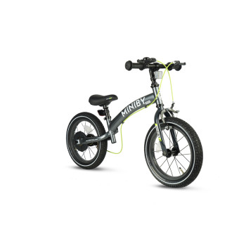 QPLAY Bicykel Miniby 3v1 Grey, vek 2 - 8 rokov