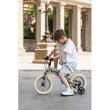 QPLAY Bicykel Miniby 3v1 Grey, vek 2 - 8 rokov