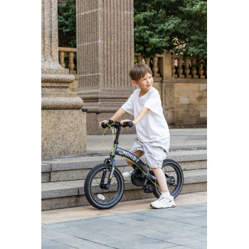 QPLAY Bicykel Miniby 3v1 Grey, vek 2 - 8 rokov