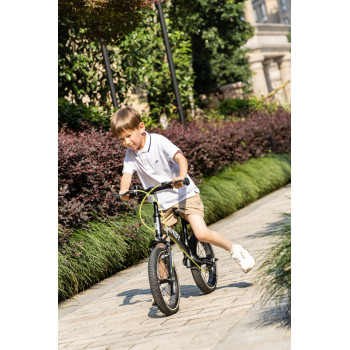 QPLAY Bicykel Miniby 3v1 Grey, vek 2 - 8 rokov