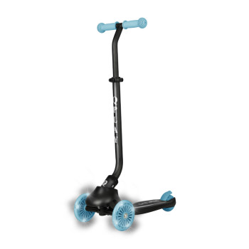 QPLAY Kolobežka / odrážadlo Sema Evo s LED svetlami Sky Blue, vek 1 - 6 rokov, do 50 kg