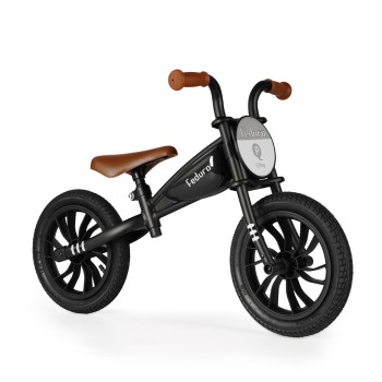 QPLAY Odrážadlo Feduro Black, vek 3-6 rokov, do 30 kg