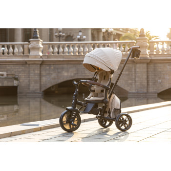 QPLAY Trojkolka Comfo Max Coffee, 7v1, vek 10-72 mesiacov