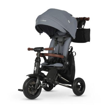 QPLAY Trojkolka Nova Deluxe 5v1 Grey, 10-72 mesiacov