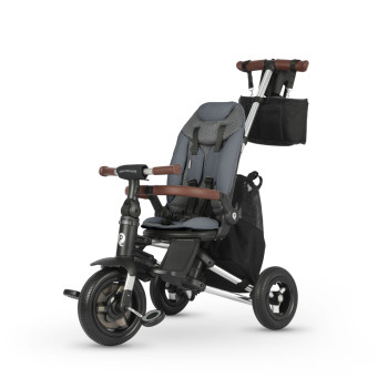 QPLAY Trojkolka Nova Deluxe 5v1 Grey, 10-72 mesiacov