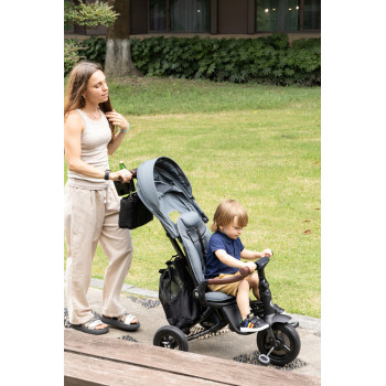 QPLAY Trojkolka Nova Deluxe 5v1 Grey, 10-72 mesiacov