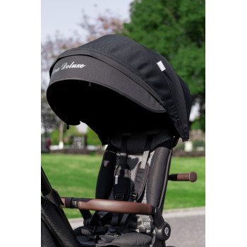 QPLAY Trojkolka Nova Deluxe 5v1 Grey, 10-72 mesiacov