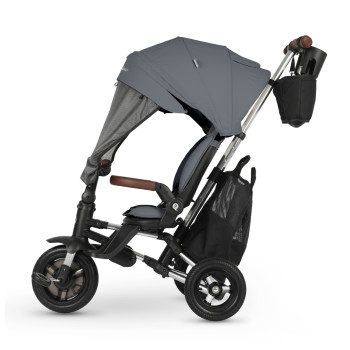 QPLAY Trojkolka Nova Deluxe 5v1 Grey, 10-72 mesiacov