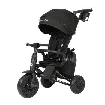 QPLAY Trojkolka Nova Max 5v1 Black, 10-72 mesiacov