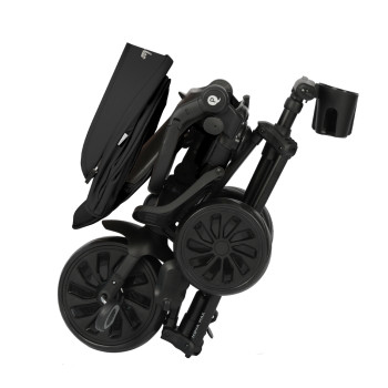 QPLAY Trojkolka Nova Max 5v1 Black, 10-72 mesiacov