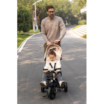 QPLAY Trojkolka Nova Max 5v1 Black, 10-72 mesiacov