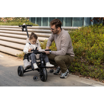 QPLAY Trojkolka Nova Max 5v1 Black, 10-72 mesiacov